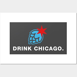 Drink Local Chicago Beer Posters and Art